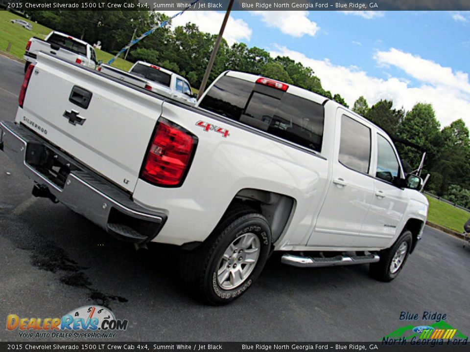 2015 Chevrolet Silverado 1500 LT Crew Cab 4x4 Summit White / Jet Black Photo #27