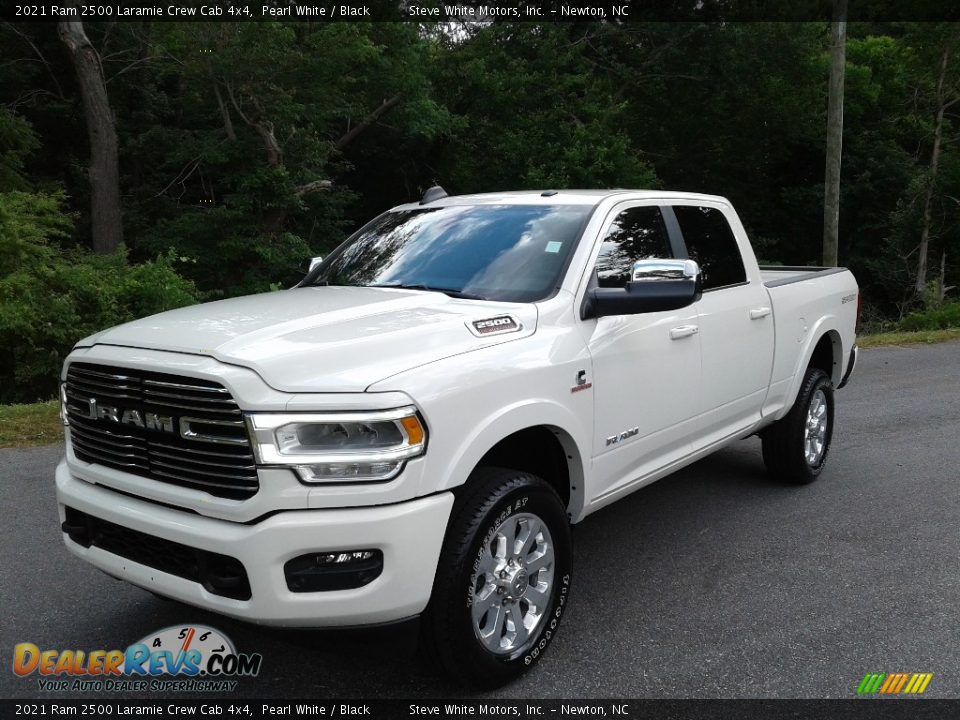 2021 Ram 2500 Laramie Crew Cab 4x4 Pearl White / Black Photo #2