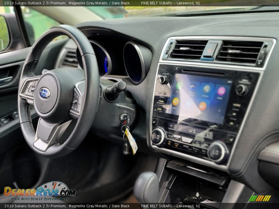 2019 Subaru Outback 2.5i Premium Magnetite Gray Metallic / Slate Black Photo #3