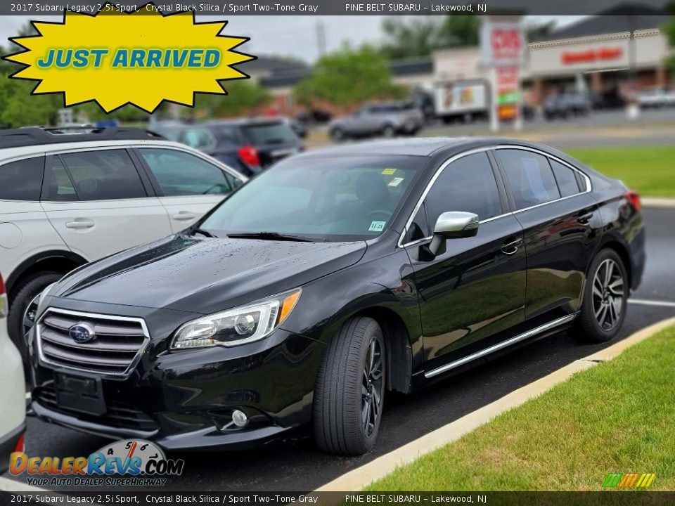 2017 Subaru Legacy 2.5i Sport Crystal Black Silica / Sport Two-Tone Gray Photo #1