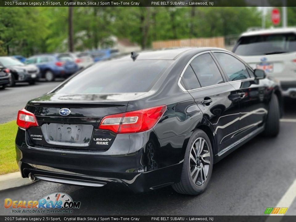 2017 Subaru Legacy 2.5i Sport Crystal Black Silica / Sport Two-Tone Gray Photo #2