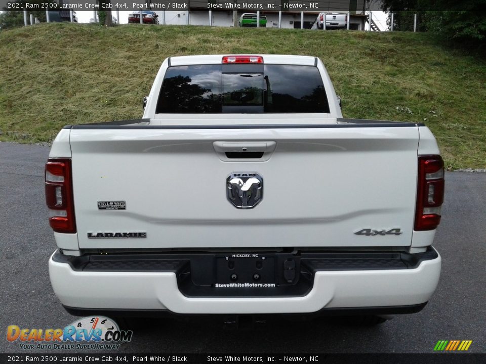 2021 Ram 2500 Laramie Crew Cab 4x4 Pearl White / Black Photo #7