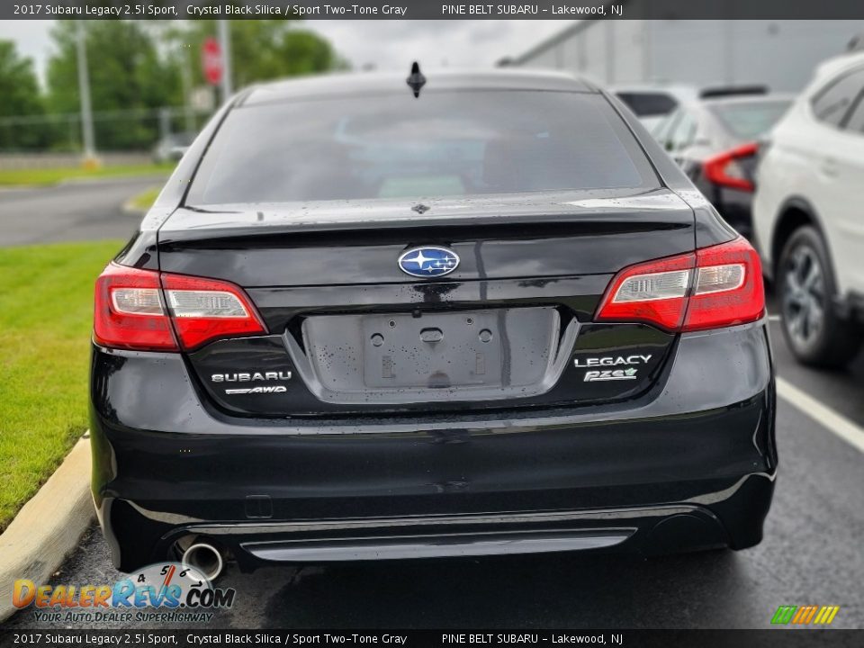 2017 Subaru Legacy 2.5i Sport Crystal Black Silica / Sport Two-Tone Gray Photo #3