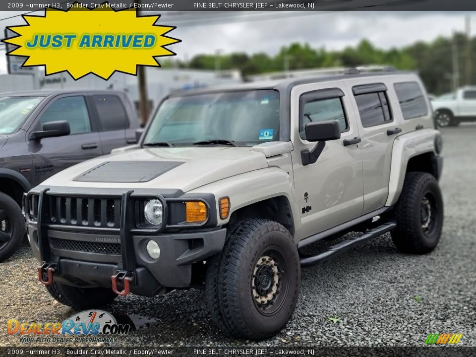 2009 Hummer H3 Boulder Gray Metallic / Ebony/Pewter Photo #1