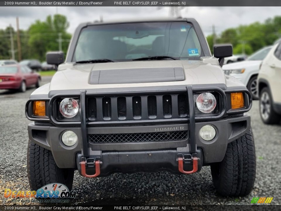 2009 Hummer H3 Boulder Gray Metallic / Ebony/Pewter Photo #2