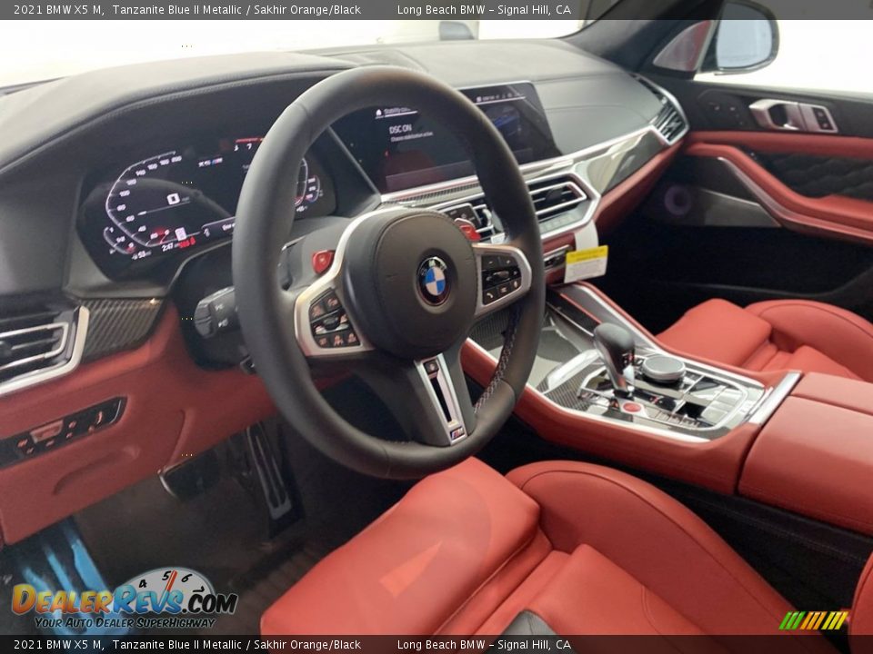 Sakhir Orange/Black Interior - 2021 BMW X5 M  Photo #12