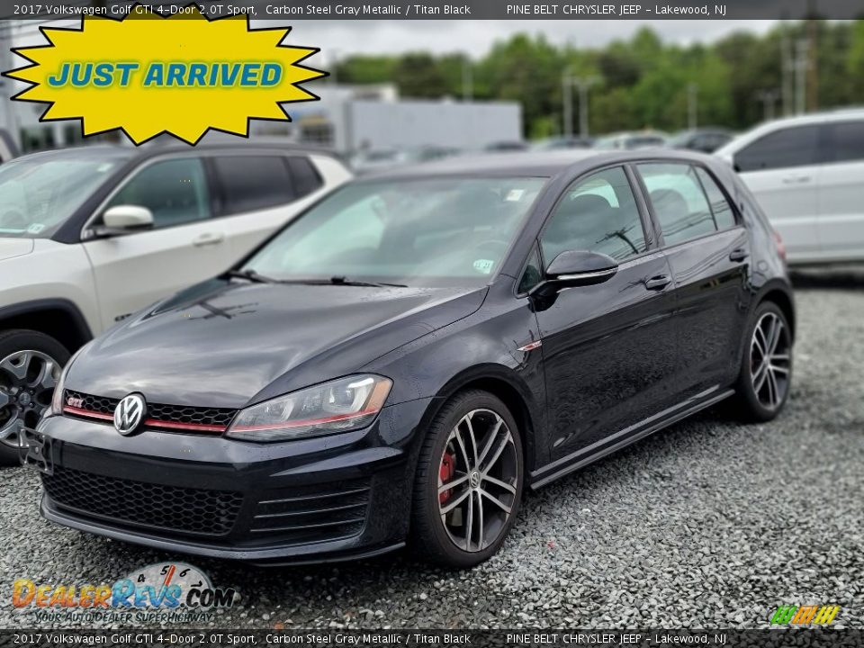 2017 Volkswagen Golf GTI 4-Door 2.0T Sport Carbon Steel Gray Metallic / Titan Black Photo #1