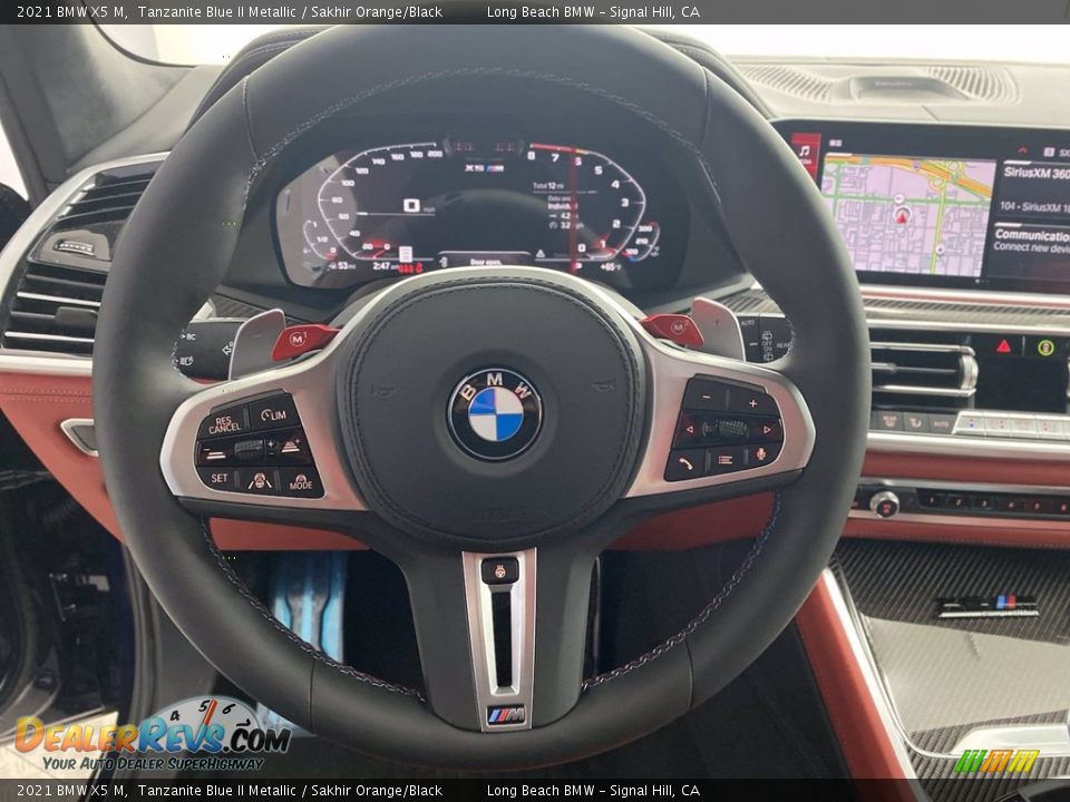 2021 BMW X5 M  Steering Wheel Photo #14