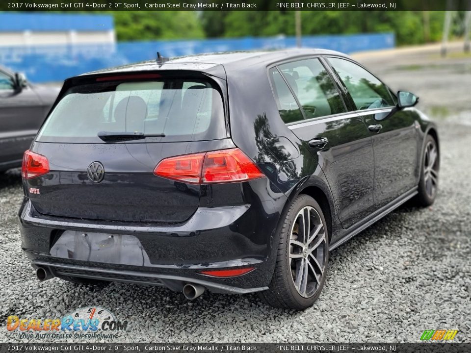 2017 Volkswagen Golf GTI 4-Door 2.0T Sport Carbon Steel Gray Metallic / Titan Black Photo #4