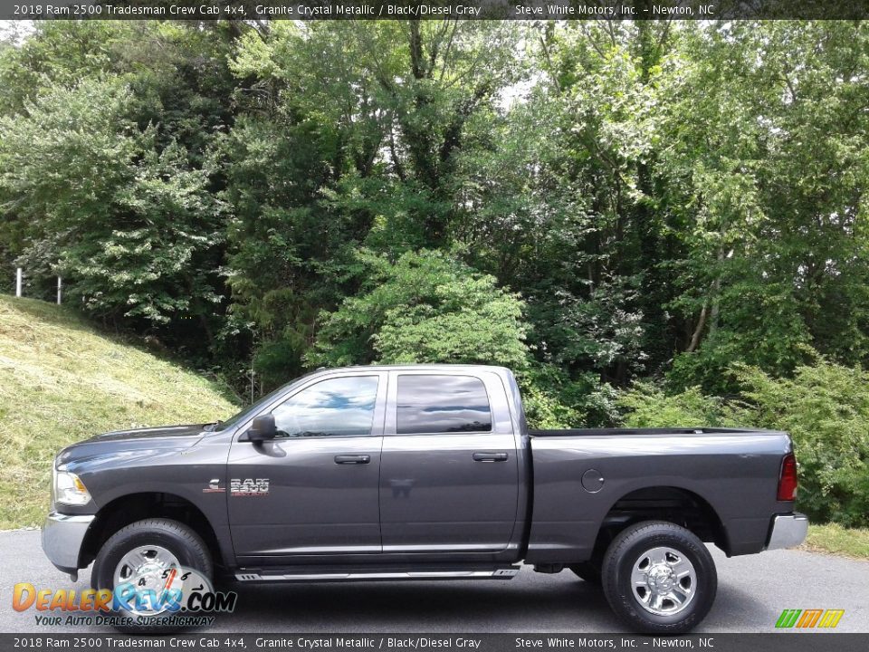 2018 Ram 2500 Tradesman Crew Cab 4x4 Granite Crystal Metallic / Black/Diesel Gray Photo #1