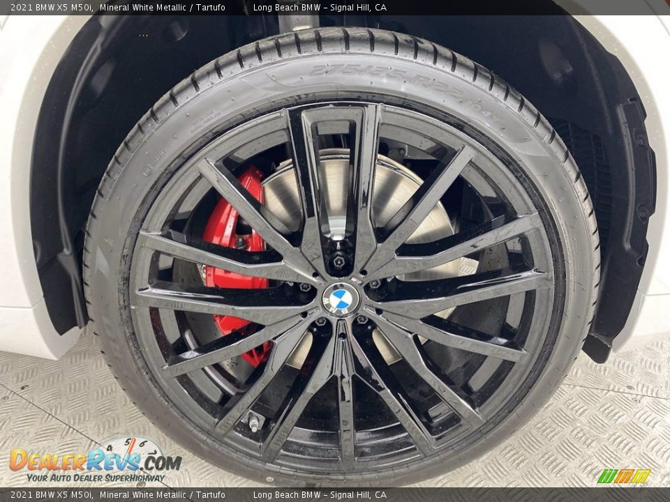 2021 BMW X5 M50i Mineral White Metallic / Tartufo Photo #3