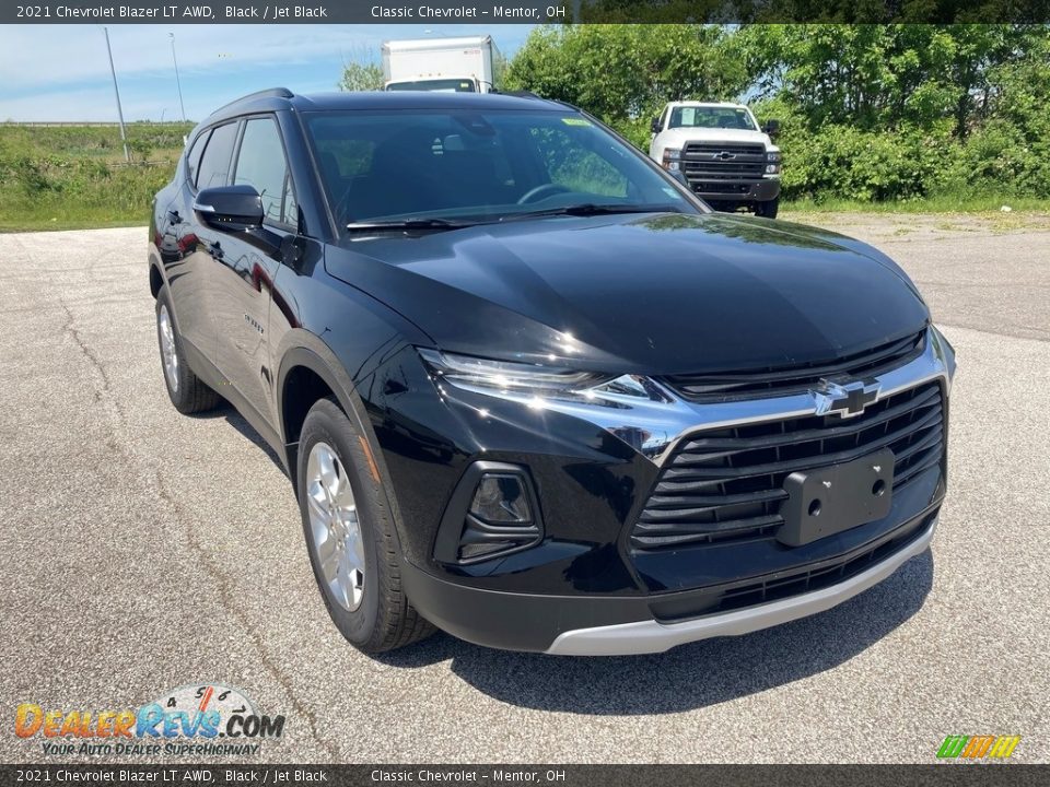 2021 Chevrolet Blazer LT AWD Black / Jet Black Photo #2