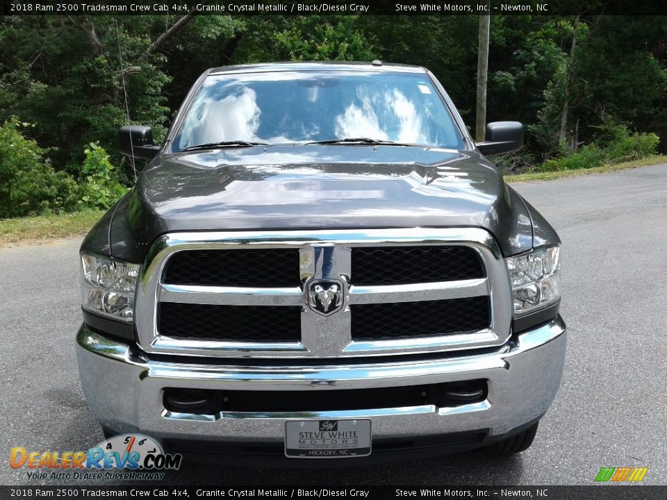 2018 Ram 2500 Tradesman Crew Cab 4x4 Granite Crystal Metallic / Black/Diesel Gray Photo #3