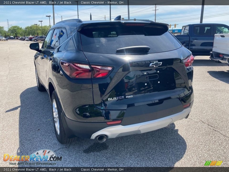 2021 Chevrolet Blazer LT AWD Black / Jet Black Photo #4