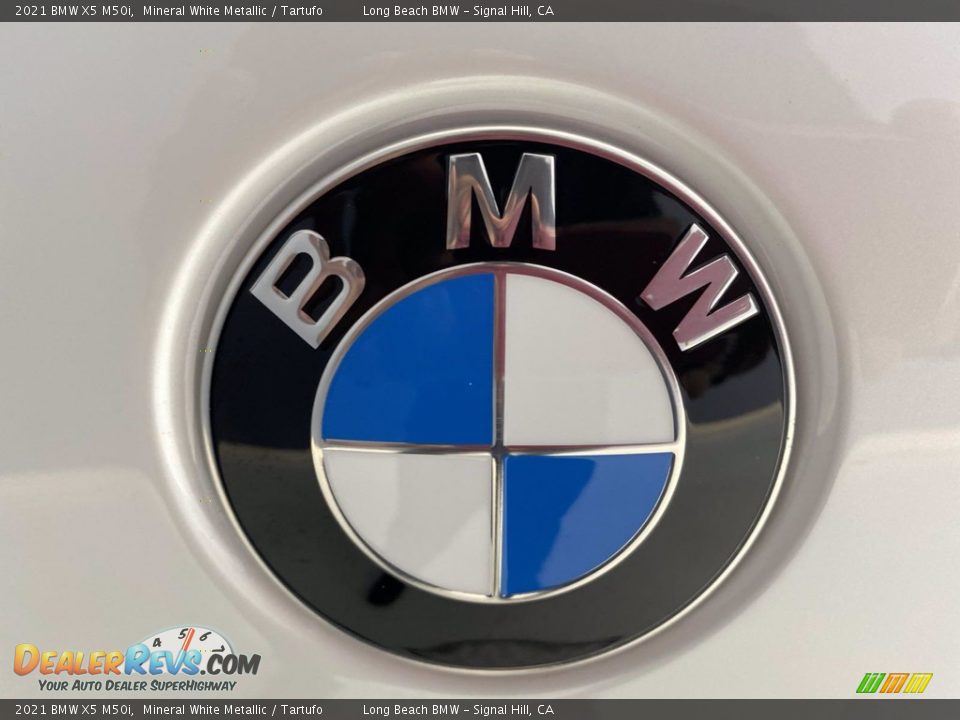 2021 BMW X5 M50i Mineral White Metallic / Tartufo Photo #7