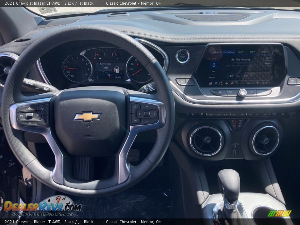 2021 Chevrolet Blazer LT AWD Black / Jet Black Photo #7