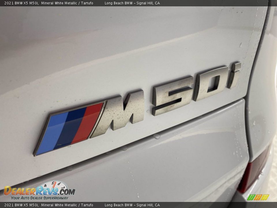 2021 BMW X5 M50i Mineral White Metallic / Tartufo Photo #9