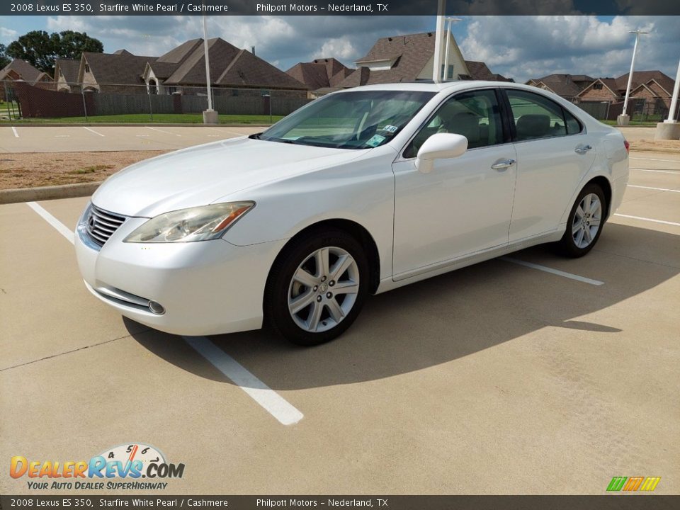 2008 Lexus ES 350 Starfire White Pearl / Cashmere Photo #2