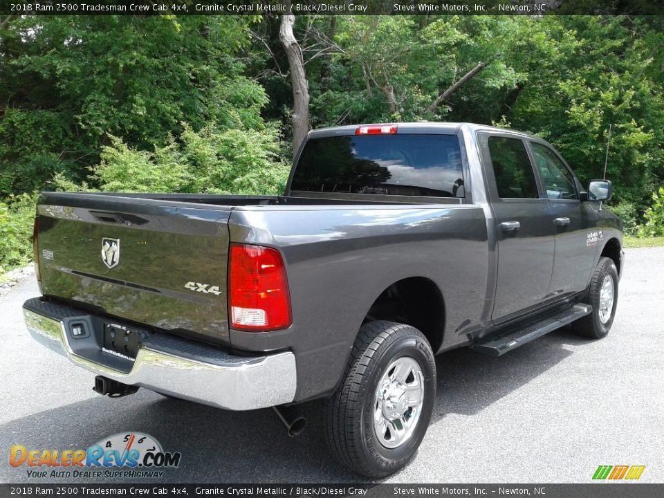 2018 Ram 2500 Tradesman Crew Cab 4x4 Granite Crystal Metallic / Black/Diesel Gray Photo #6