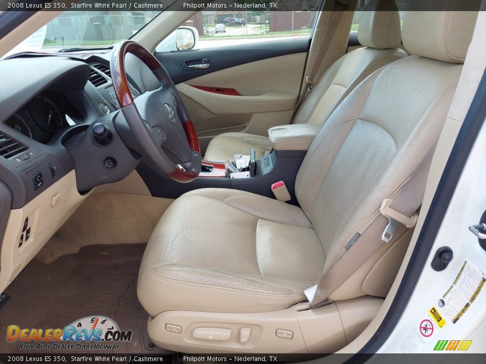 2008 Lexus ES 350 Starfire White Pearl / Cashmere Photo #4