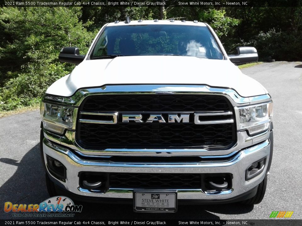 2021 Ram 5500 Tradesman Regular Cab 4x4 Chassis Bright White / Diesel Gray/Black Photo #3