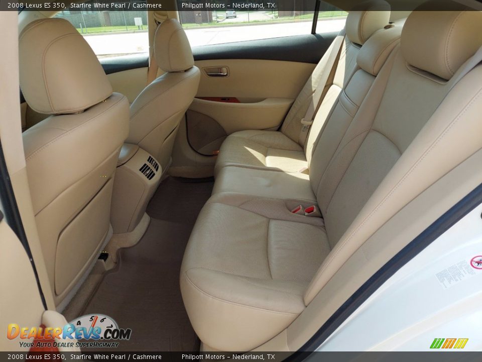 2008 Lexus ES 350 Starfire White Pearl / Cashmere Photo #6