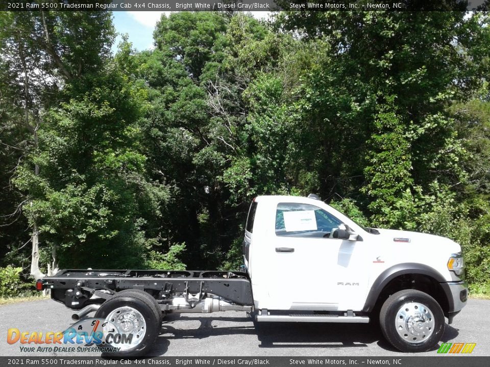 Bright White 2021 Ram 5500 Tradesman Regular Cab 4x4 Chassis Photo #5