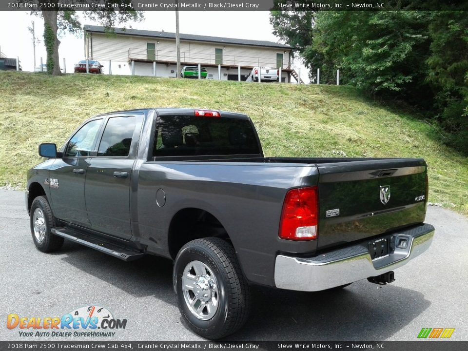 2018 Ram 2500 Tradesman Crew Cab 4x4 Granite Crystal Metallic / Black/Diesel Gray Photo #12