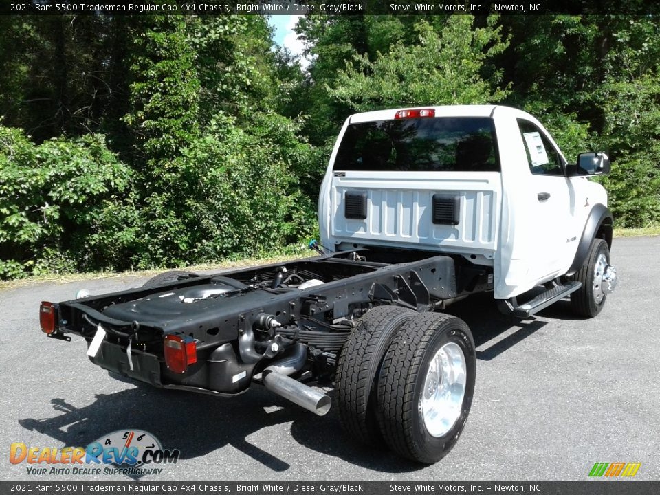 2021 Ram 5500 Tradesman Regular Cab 4x4 Chassis Bright White / Diesel Gray/Black Photo #6