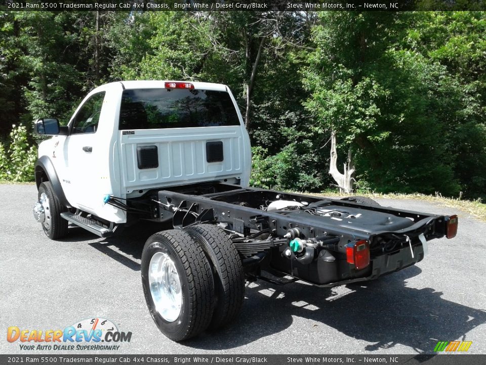 2021 Ram 5500 Tradesman Regular Cab 4x4 Chassis Bright White / Diesel Gray/Black Photo #8