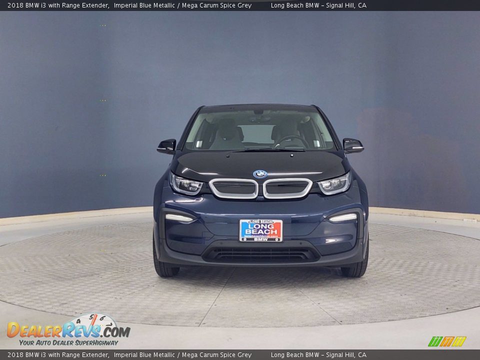 2018 BMW i3 with Range Extender Imperial Blue Metallic / Mega Carum Spice Grey Photo #2