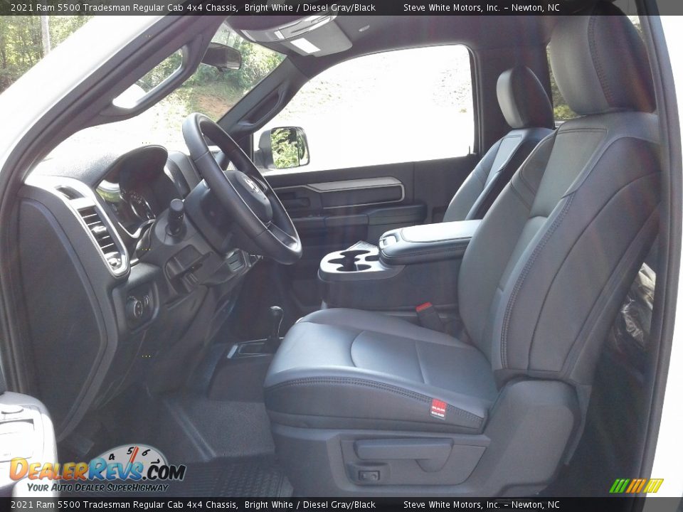 Front Seat of 2021 Ram 5500 Tradesman Regular Cab 4x4 Chassis Photo #10