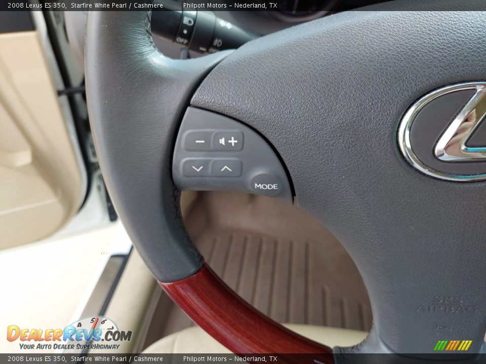 2008 Lexus ES 350 Starfire White Pearl / Cashmere Photo #16