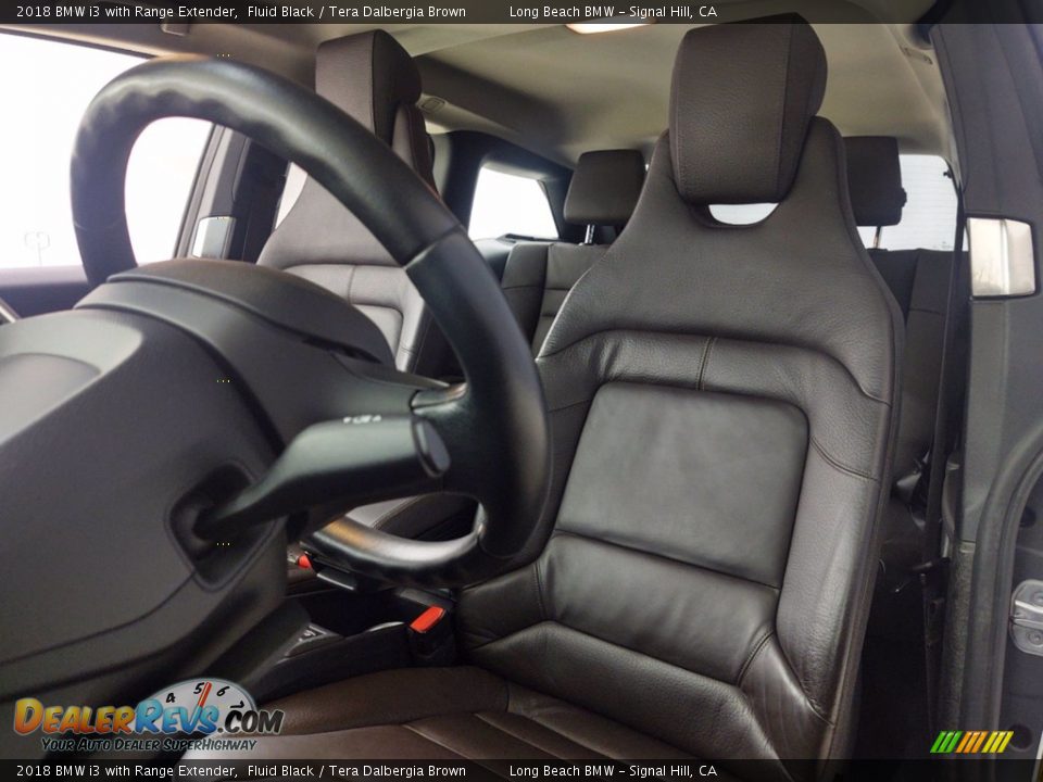 2018 BMW i3 with Range Extender Fluid Black / Tera Dalbergia Brown Photo #12