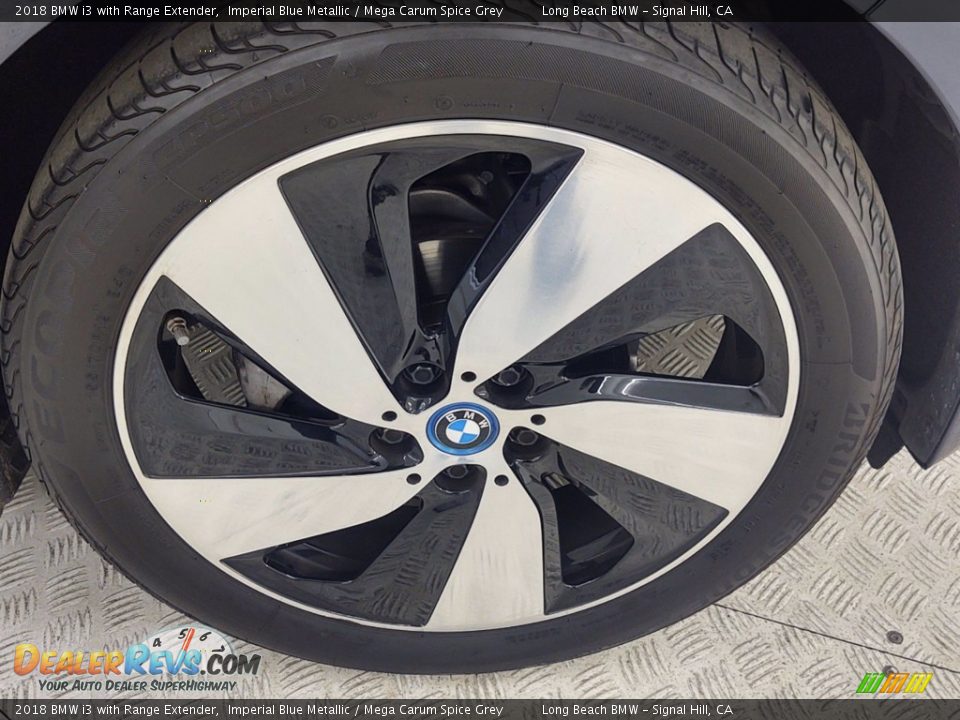 2018 BMW i3 with Range Extender Imperial Blue Metallic / Mega Carum Spice Grey Photo #6