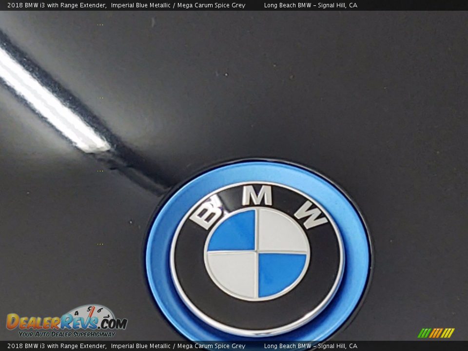 2018 BMW i3 with Range Extender Imperial Blue Metallic / Mega Carum Spice Grey Photo #8