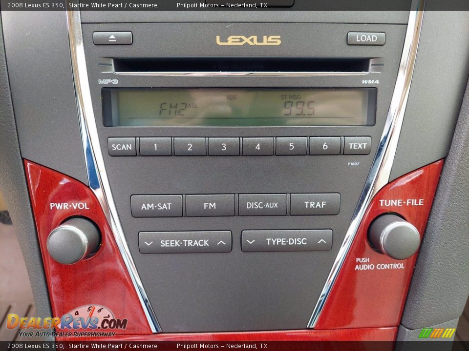 2008 Lexus ES 350 Starfire White Pearl / Cashmere Photo #19