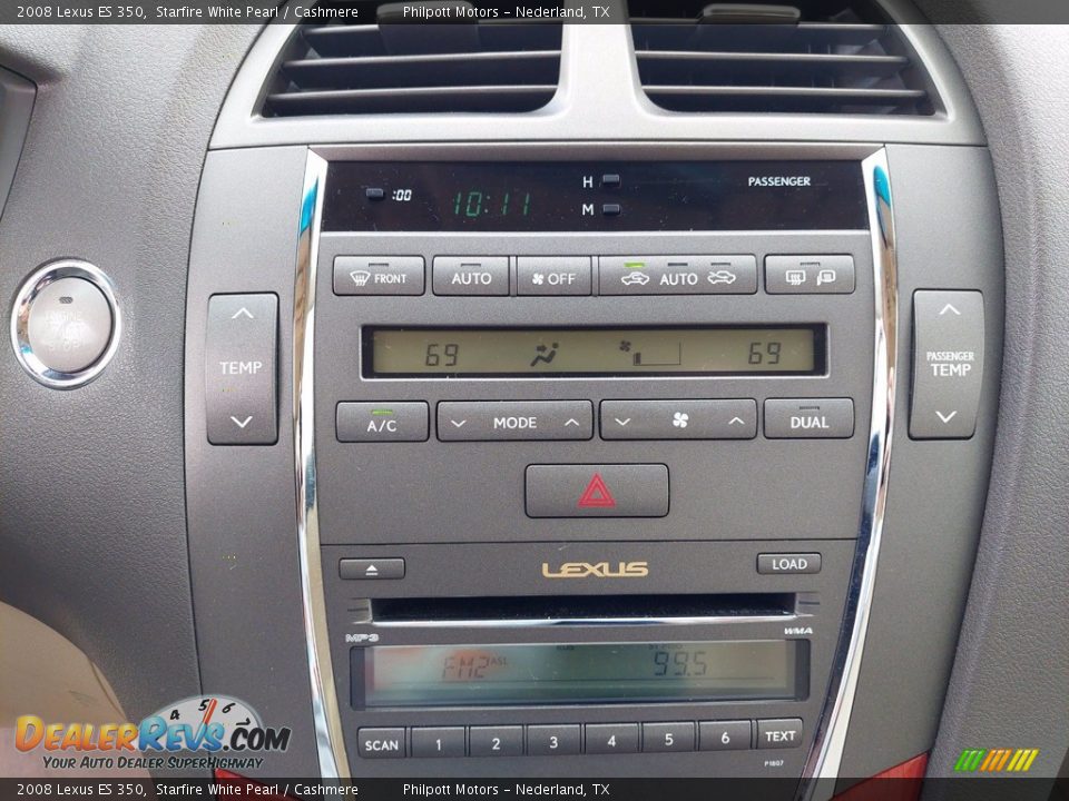 2008 Lexus ES 350 Starfire White Pearl / Cashmere Photo #20