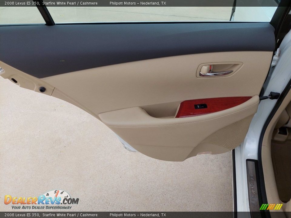 2008 Lexus ES 350 Starfire White Pearl / Cashmere Photo #23