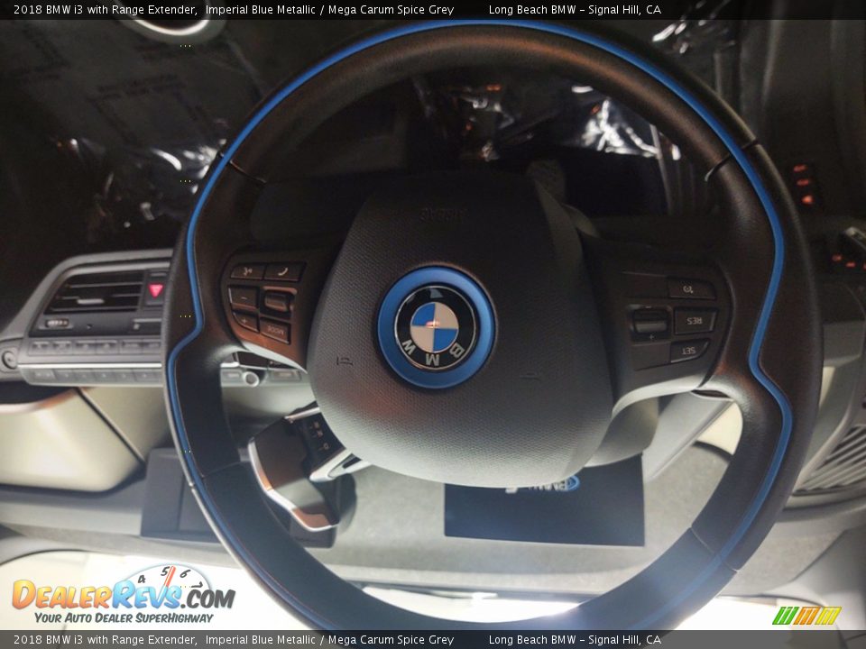 2018 BMW i3 with Range Extender Imperial Blue Metallic / Mega Carum Spice Grey Photo #13