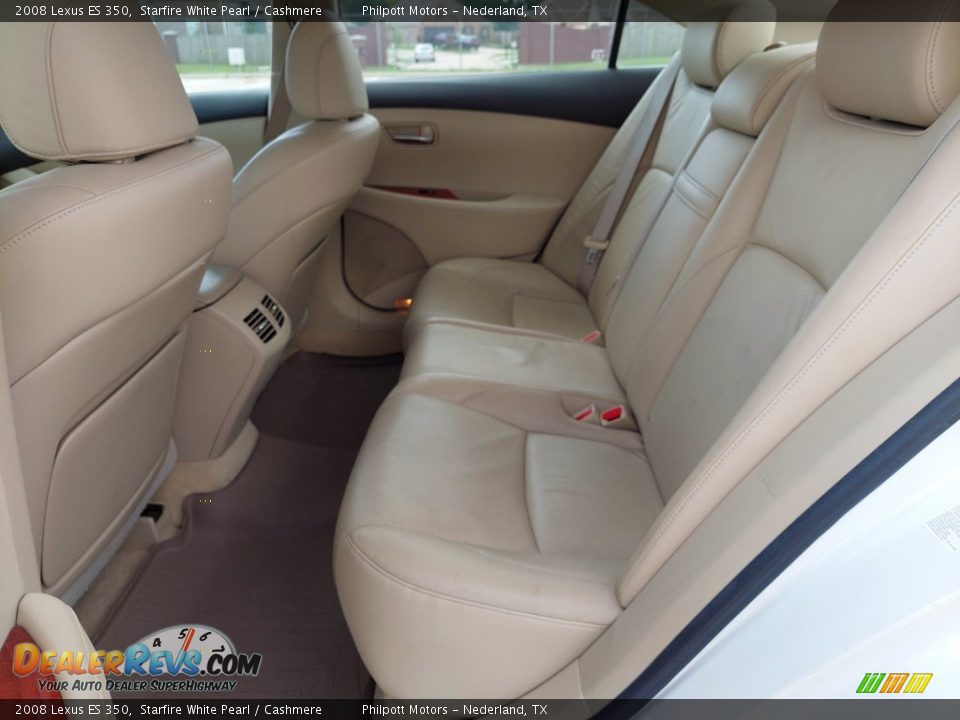 2008 Lexus ES 350 Starfire White Pearl / Cashmere Photo #24