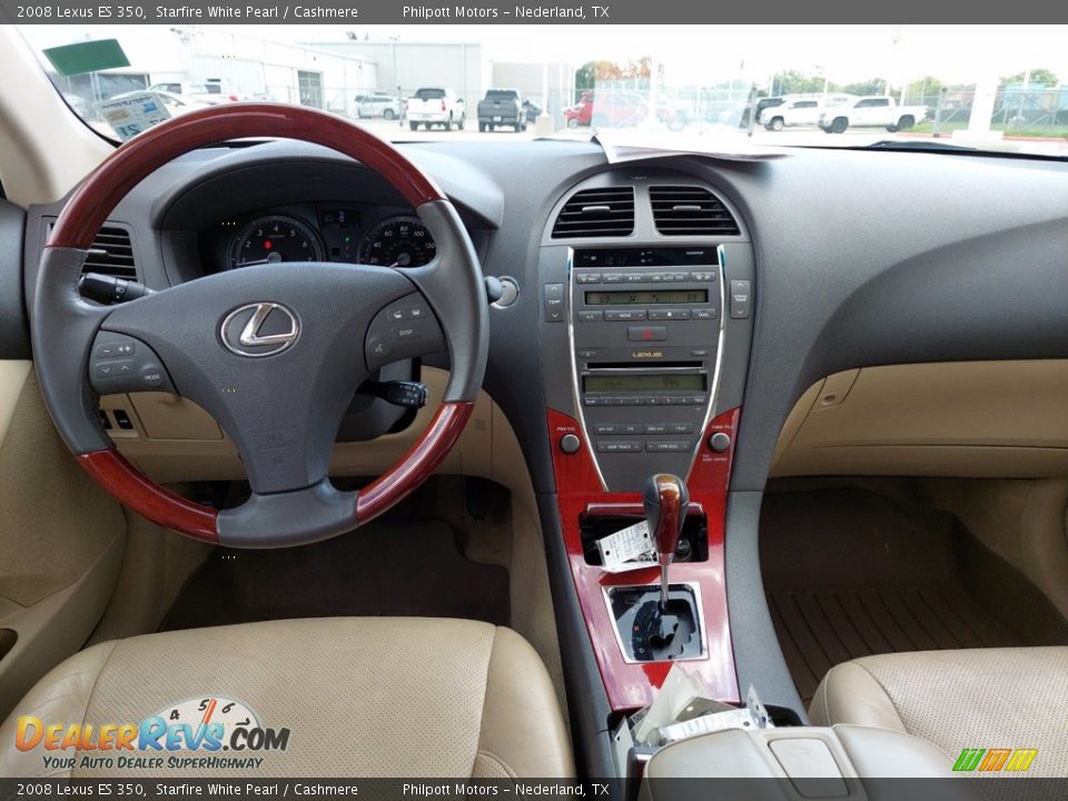 2008 Lexus ES 350 Starfire White Pearl / Cashmere Photo #25