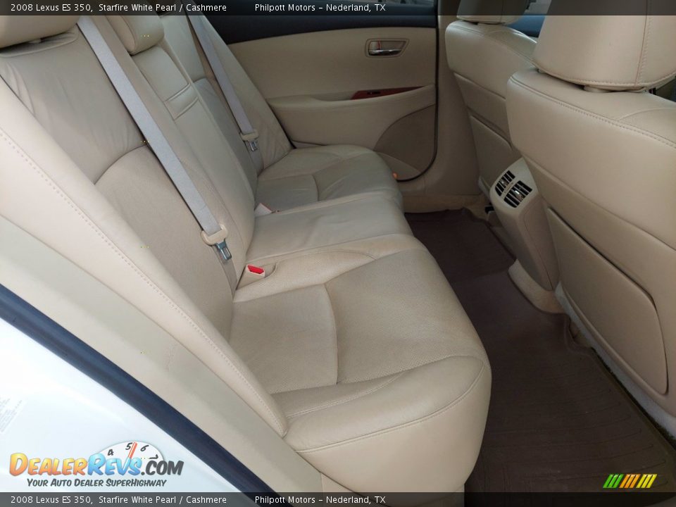 2008 Lexus ES 350 Starfire White Pearl / Cashmere Photo #27