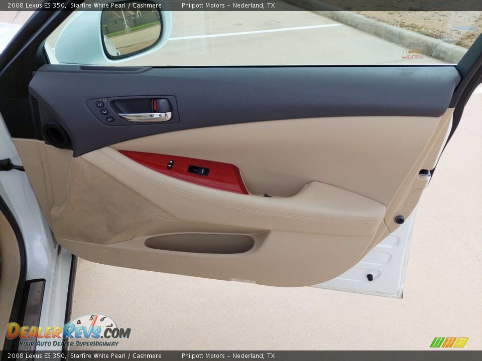 2008 Lexus ES 350 Starfire White Pearl / Cashmere Photo #28