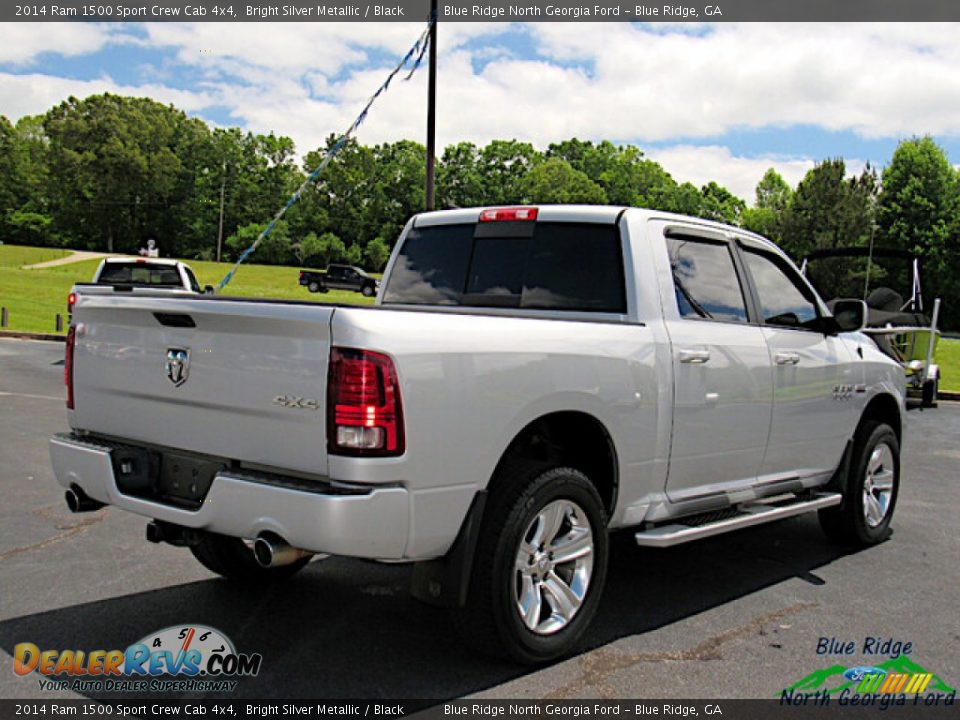 2014 Ram 1500 Sport Crew Cab 4x4 Bright Silver Metallic / Black Photo #5