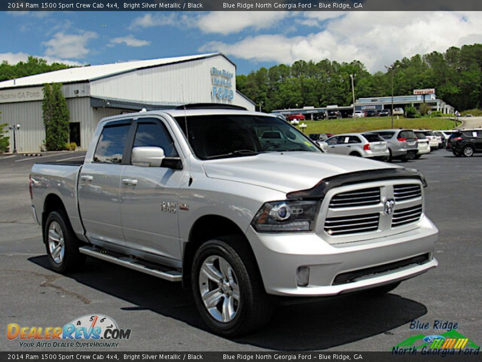 2014 Ram 1500 Sport Crew Cab 4x4 Bright Silver Metallic / Black Photo #7