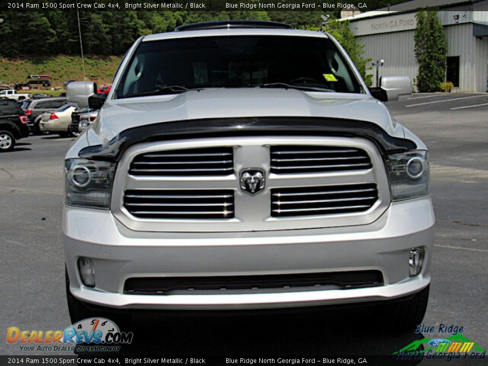 2014 Ram 1500 Sport Crew Cab 4x4 Bright Silver Metallic / Black Photo #8