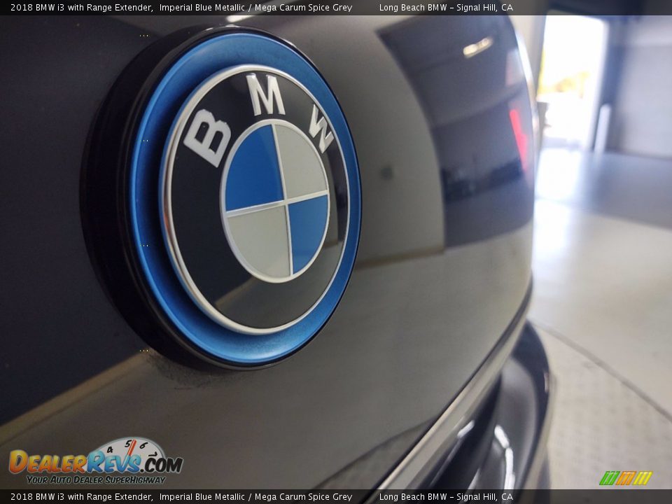 2018 BMW i3 with Range Extender Imperial Blue Metallic / Mega Carum Spice Grey Photo #25
