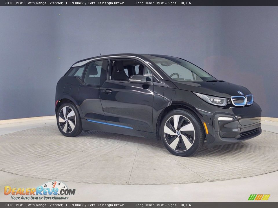 2018 BMW i3 with Range Extender Fluid Black / Tera Dalbergia Brown Photo #35