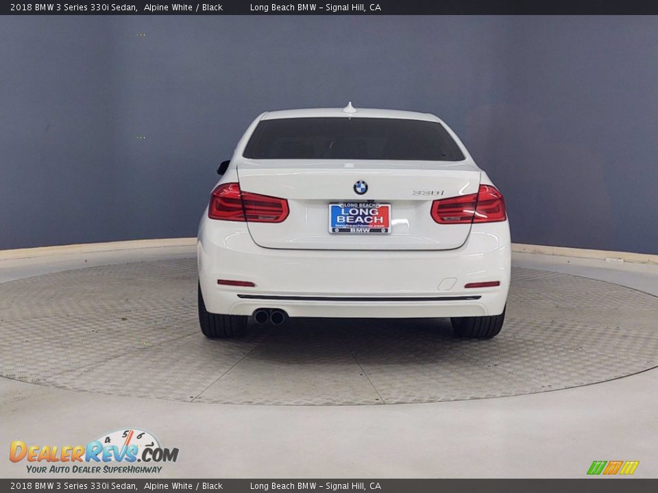 2018 BMW 3 Series 330i Sedan Alpine White / Black Photo #4